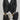 Three Piece Tuxedo Suit with Contrasting Black Satin Lapel, matching bow tie and Black Pants.