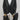 Three Piece Tuxedo Suit with Contrasting Black Satin Lapel, matching bow tie and Black Pants.