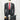 Plaid-Slim Fit Single Button Three Piece Classic suit with single breasted vest