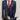 Three Pieces Classic Suit with Double Breasted Style Vest and gold Buttons.