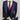 Three Pieces Tuxedo Suit with Blue satin Lapel, matching bow tie and Dress Pants.