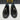 All Black genuine leather men's dress shoes