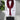 Three Piece Tuxedo Suit with contrasting burgundy/red velvet Lapel, matching bow tie and Black Pants