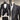 Three Pieces Tuxedo Suit with Black satin tapered Lapel, matching bow tie and Black Pants.