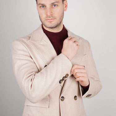 Slim Fit Double breasted wool Coat