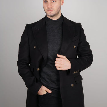 Slim Fit Double breasted wool Coat