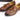 Embossed Genuine Leather dress shoes -Brown