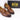 Embossed Genuine Leather dress shoes -Brown